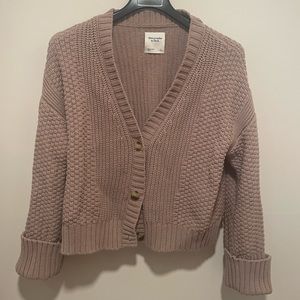 Abercrombie and Fitch seed stitch cardigan